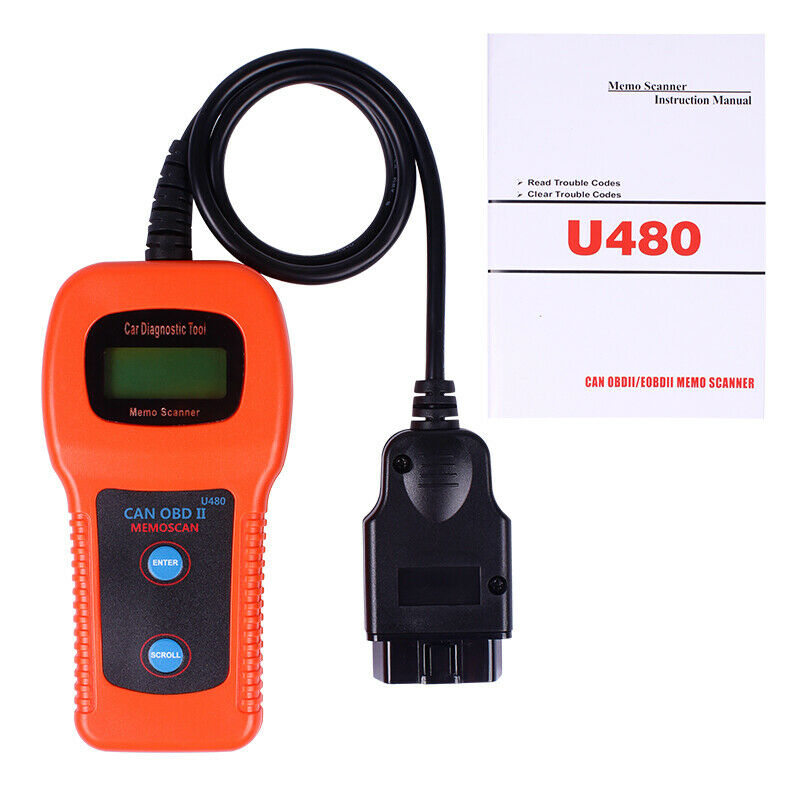 U480 Universal OBD2 CAN BUS Fault Code Reader Scanner Diagnostic Scan Tool