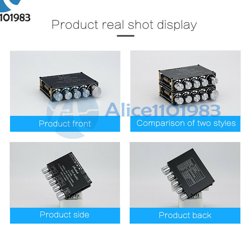 Bluetooth Channel Stereo Audio Subwoofer Amplifier Board T50H/L S100H/L2.1 50WX2