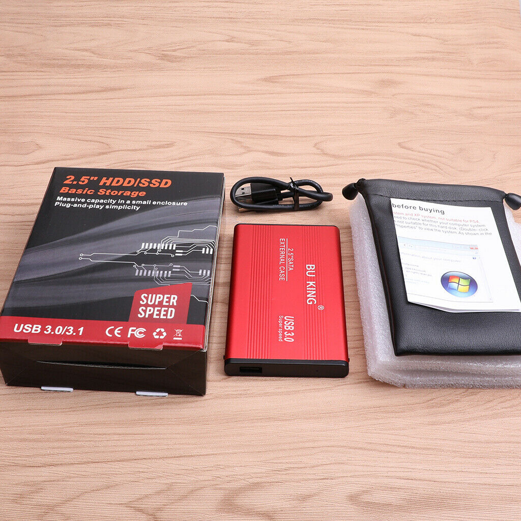 Aluminum 2.5in 320G External Hard Drive Disk SATA USB 3.0 HDD Hard Disk