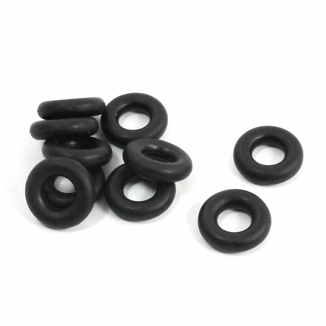 10pcs 15mm x 7mm x 4mm Rubber O Ring Oil Seal Gasket Replacement