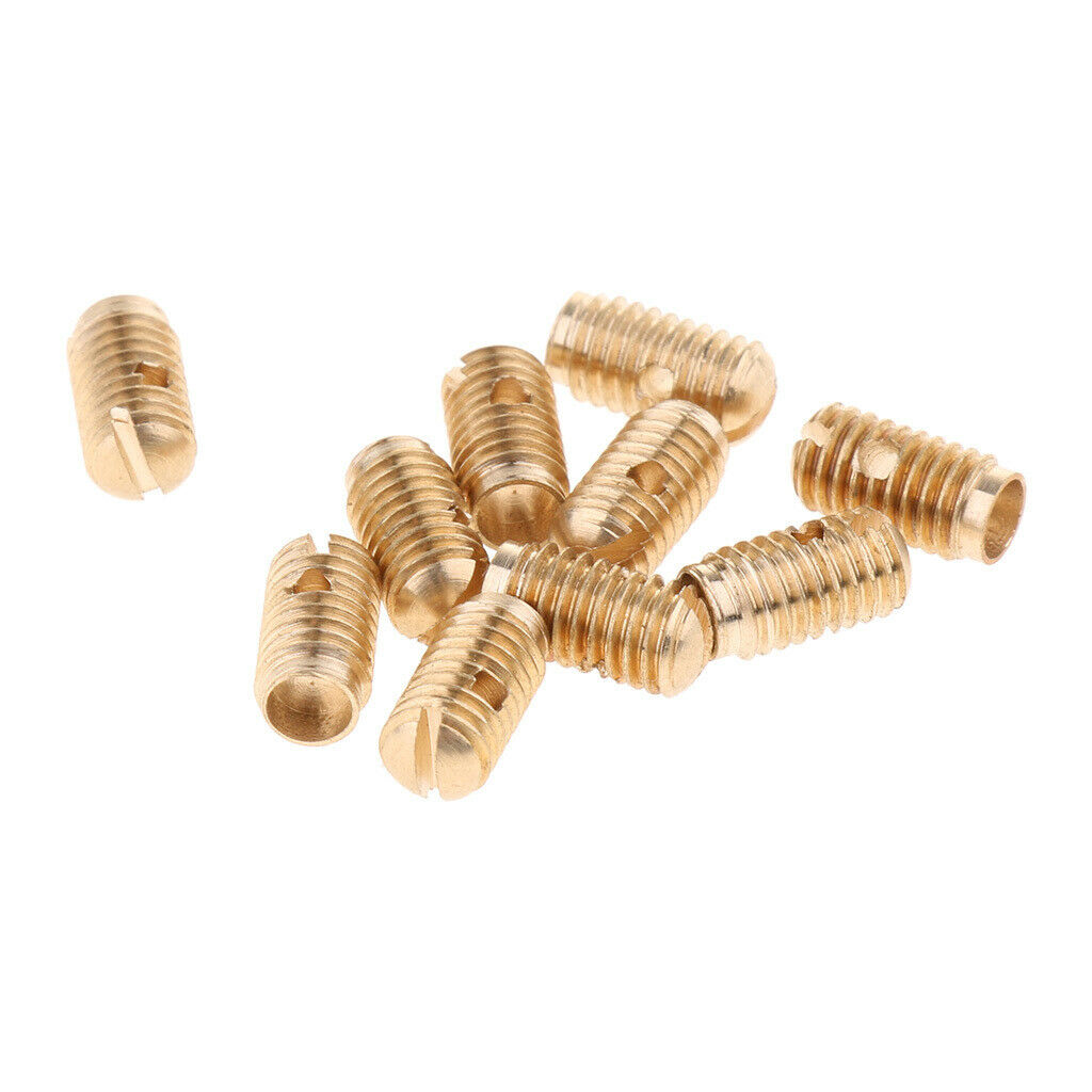 10 Pieces Alto Tenor Soprano Saxophone Sax Adjustment Screw, Replacement Parts
