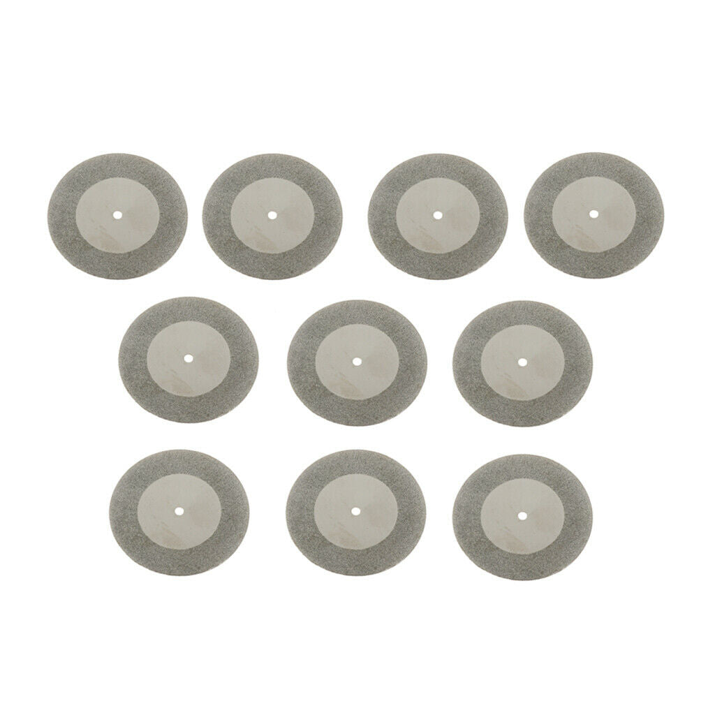 10 Pieces Cutting Discs Diamond Grinding Wheels Rotary Tool Saw Cutters 50mm