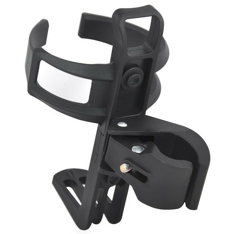 Quick Release Clamp MTB Bicycle Plastic Water Bottle Holder Cage Black