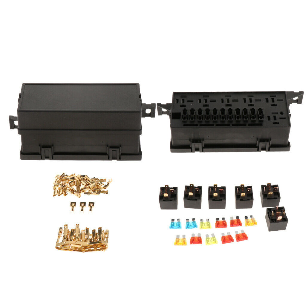 Motor vehicle 11-way relay fuse box block holder Motor vehicle insurance socket