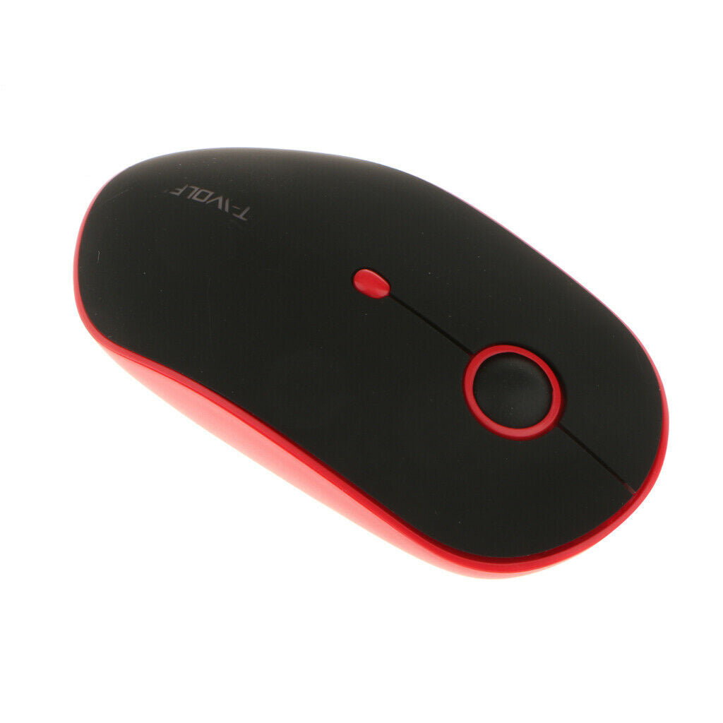 Rechargeable Gaming Wireless USB Mouse 1600DPI 3Buttons Colorful LED for PC