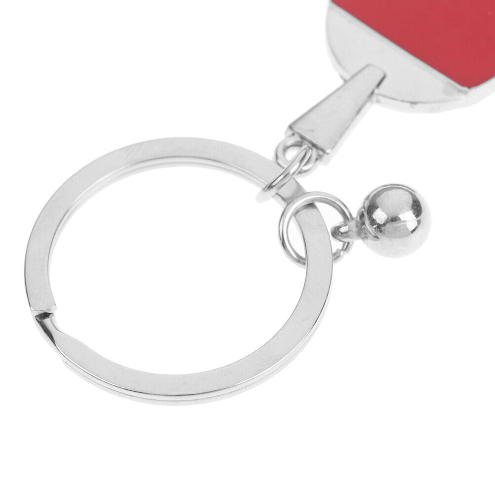 Table Tennis Badminton Useful Tennis Key Chain Racket Keyring Gifts Access.l8