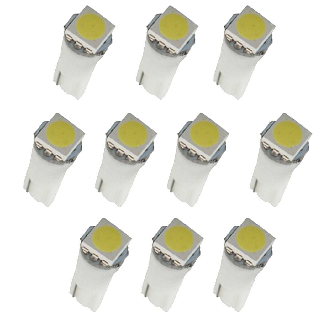 10x T5 5050 Car Interior Lighting Map Dome Lights