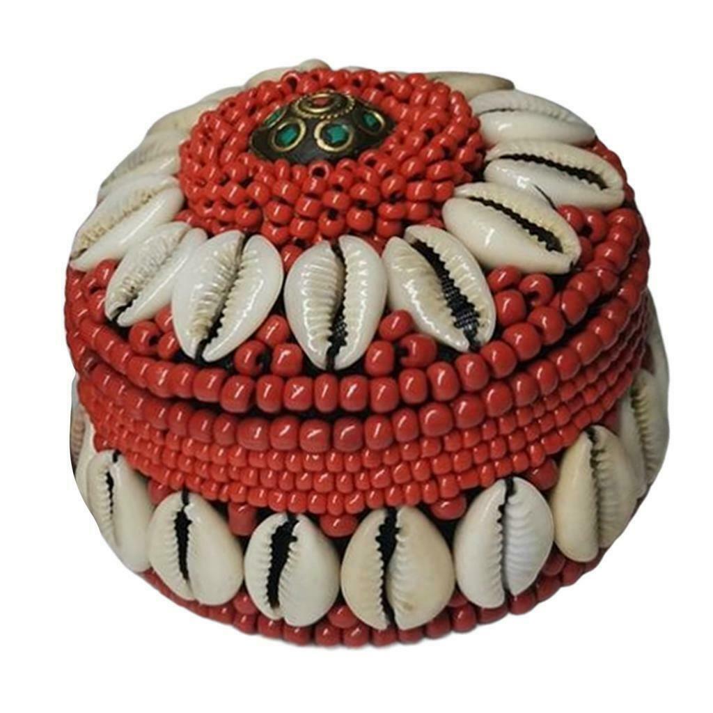 Tibetan Nepal Handmade White Shells Bead