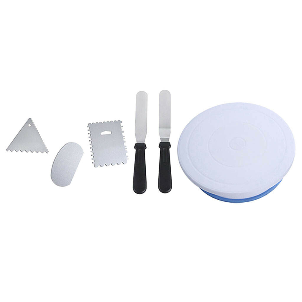 Multi-function Cake Turntable Stand Decorating Kit Set Pastry Tools 27.5cm