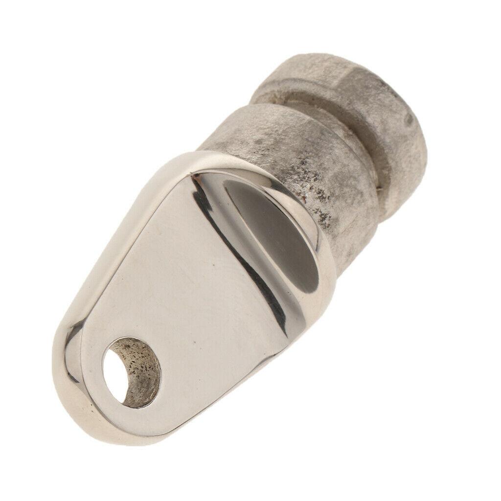Stainless Boat Bimini Top Inside Eye End Rounded Hardware