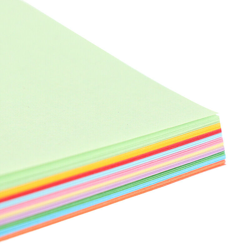 100x Handmade Origami Paper For Kids 10 Colors Double Sides Folding Paper 7* SJ