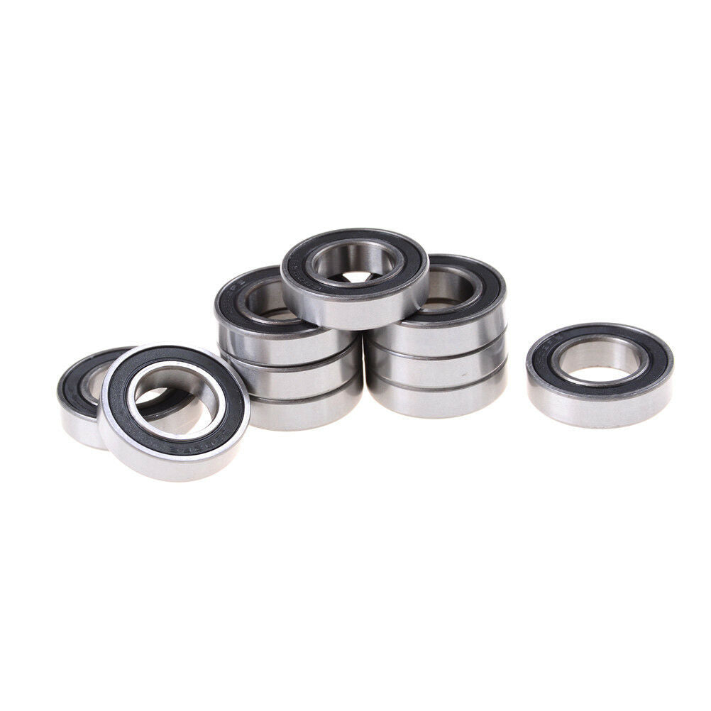 10x 6902-2RS Bearing 15x28x7 mm Metric Thin Section Ball Bearings 6902RS WGJ SJ
