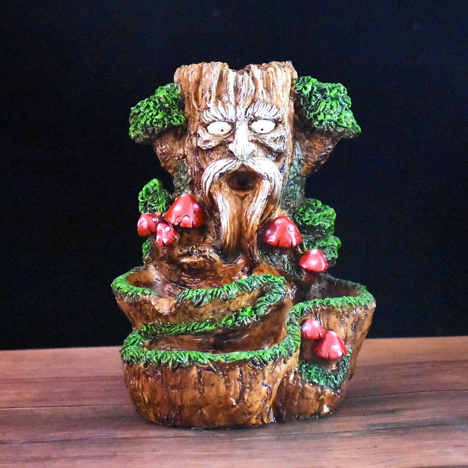Backflow Incense Censer Waterfall Burner Holder Aromatherapy Yoga Home Decor