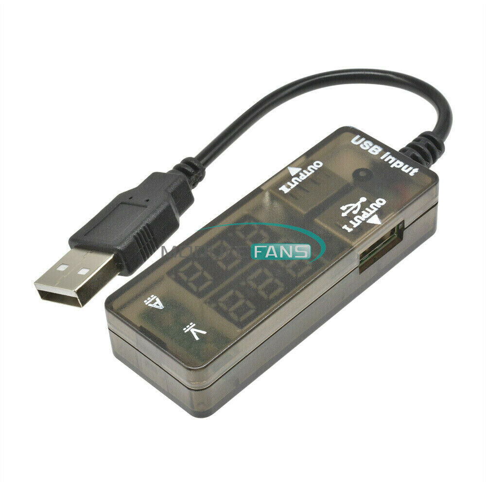 Digital LED USB Charger Doctor Voltage Current Meter Tester Power Detector Cable