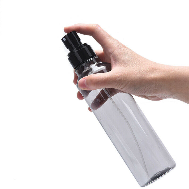 350ml Transparent Empty Spray Bottle Plastic Liquid Dispenser Shampoo Bot.l8