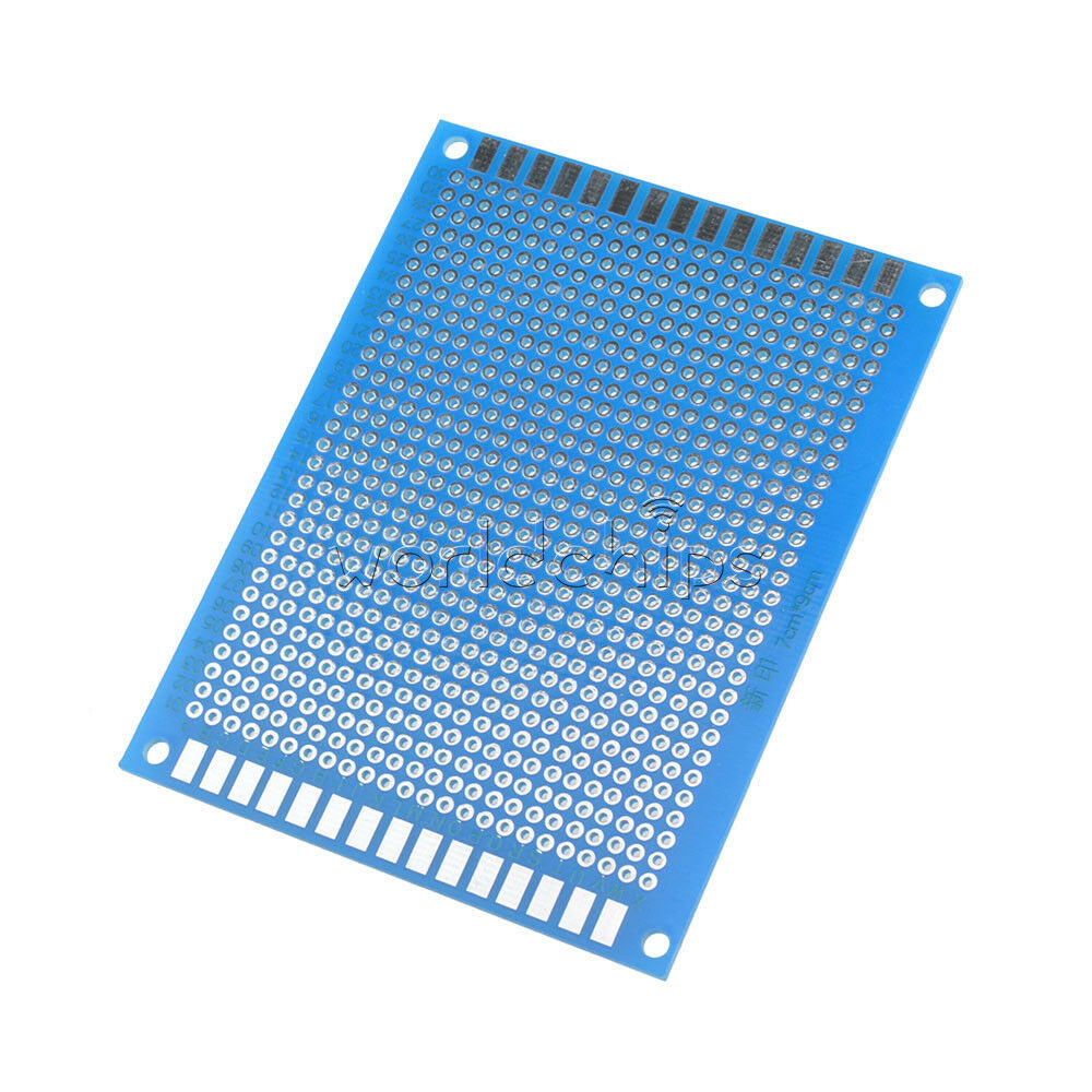 Single Side Prototype PCB Tinned Universal Breadboard 7x9 cm New