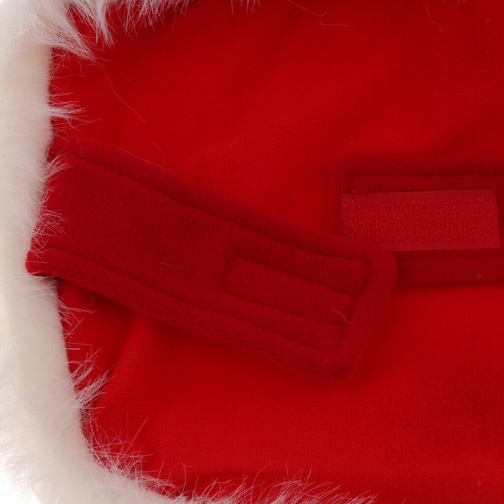 Cat Dog Christmas Cloak - Cat Dog Costume Santa Cloak for Kitty Cat Dog, Red