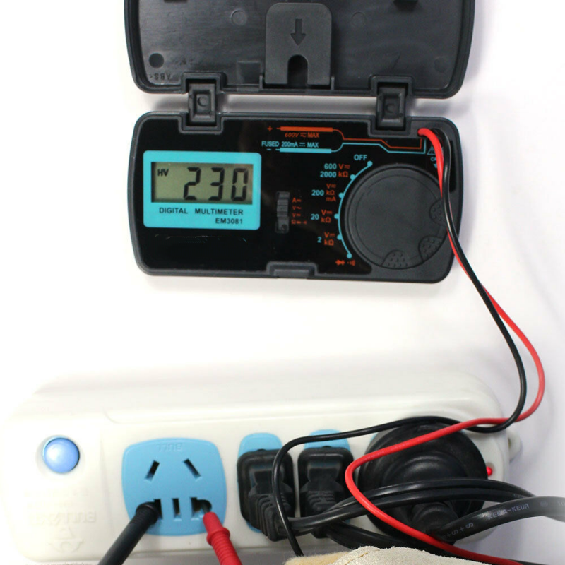 Multifunction Tester Mini Pocket Digital Ohm Digital Multimeter Ampere Voltmeter