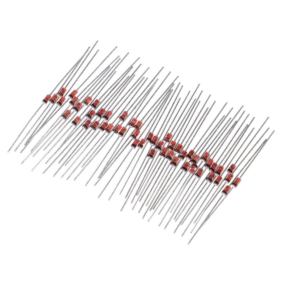 50pcs 1W 5.1V Zener diode 1N4733A 1N4733 IN4733A IN4733 5V1 volt DO-35U.l8