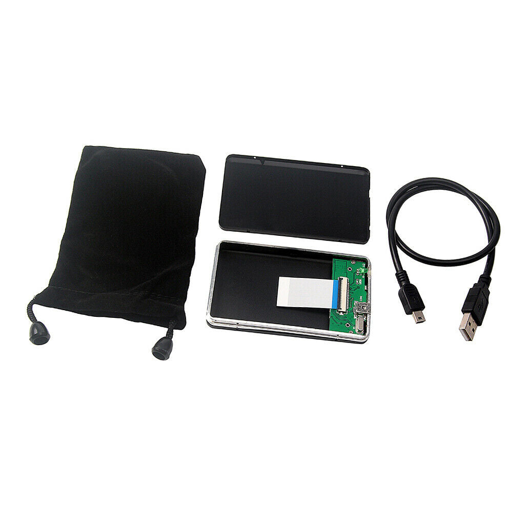 USB 2.0 to 1.8 "CE / ZIF hard disk Hard disk Hard disk aluminum housing