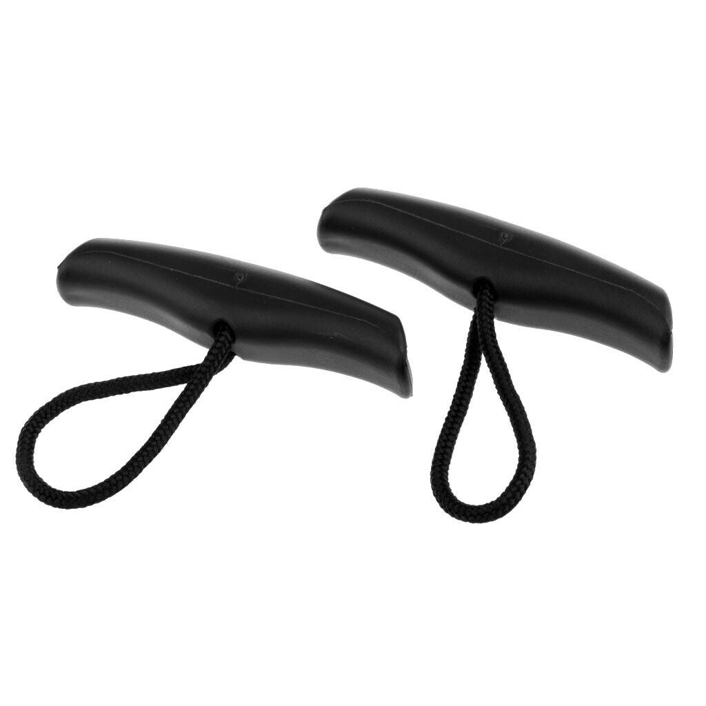 2pcs Kayak Boating Toggle Handle Marine Carry Handle with Deck Loop Pad Eye
