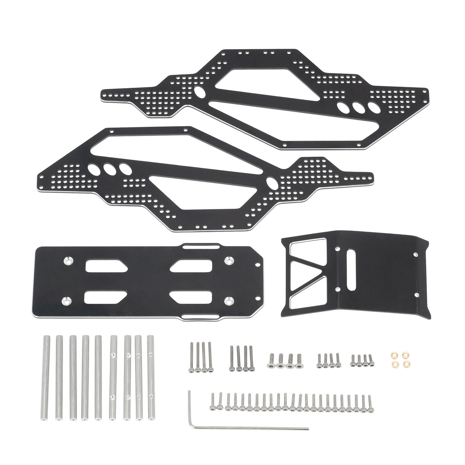 RC Car Aluminium Chassis Frame Body Kit for Axial SCX24 1/24 RC Crawlers DIY