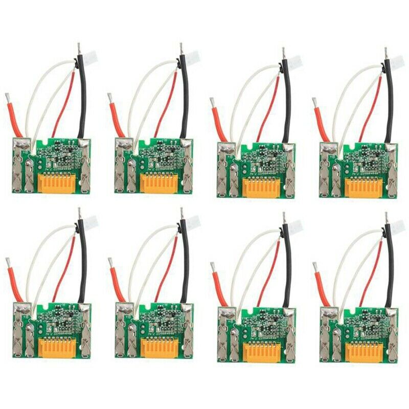 2X(8 Pieces 18V 3A Lithium Battery PCB Chip Board for BL1830 BL1840 J8V6)