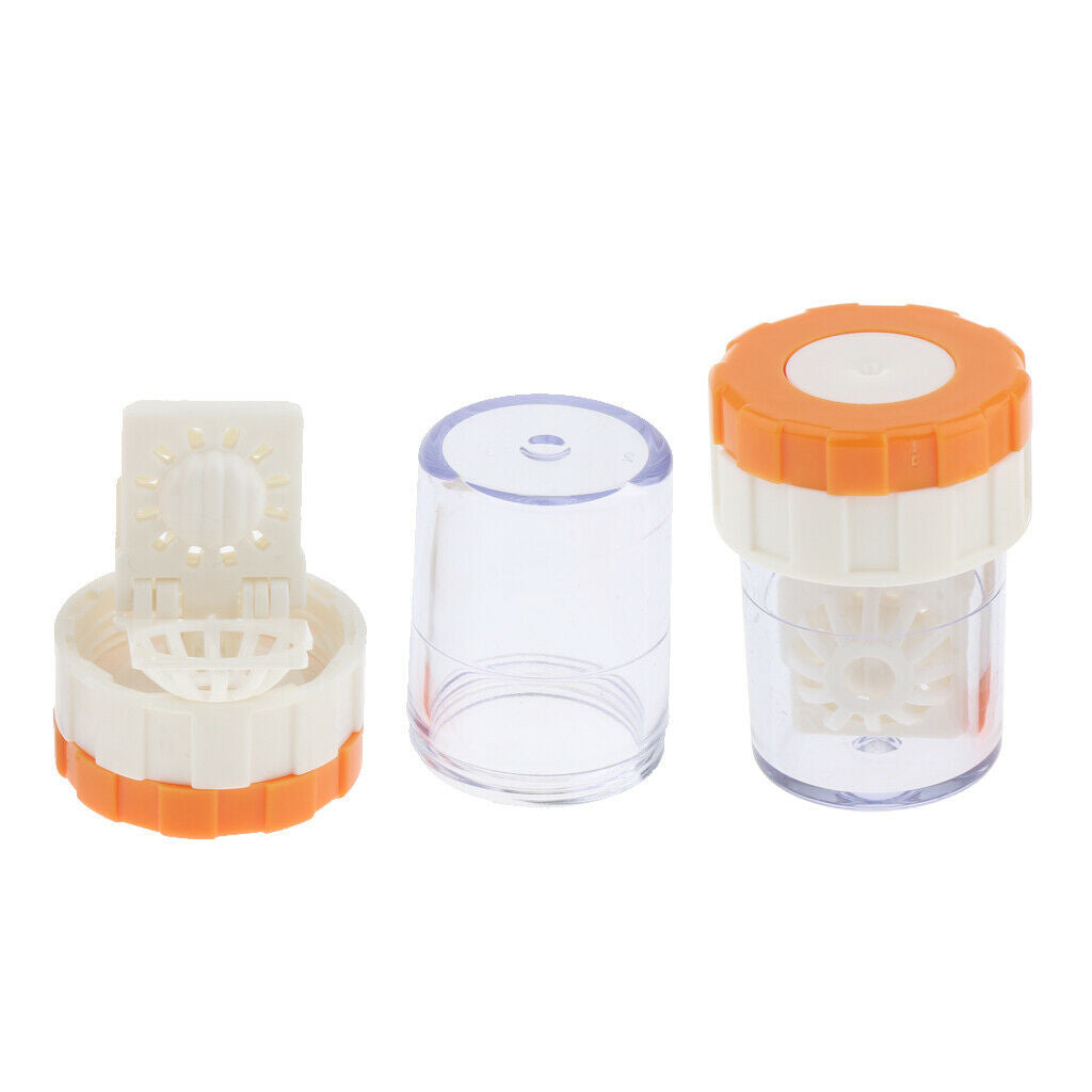 2-pack Contact Lens Container With Basket - Washing Machine For Contact Lens
