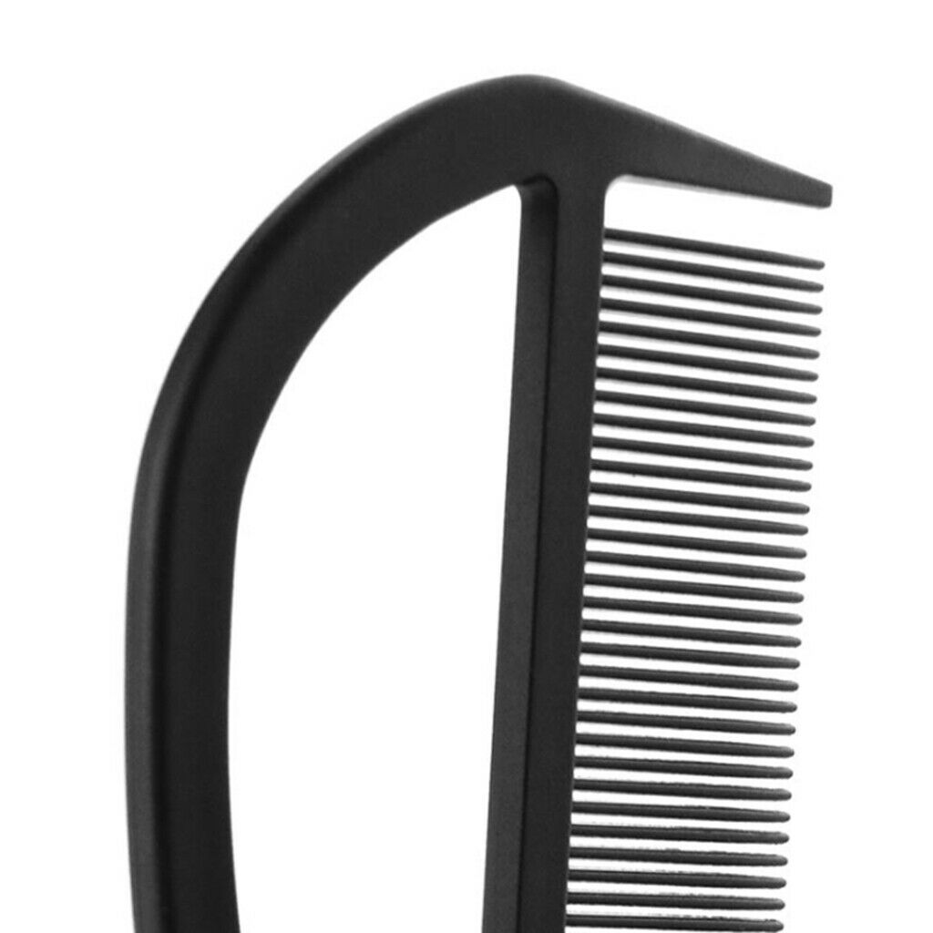 Hairdresser Barber Pin Tail Comb For Styling Hairdressing Weaving Black