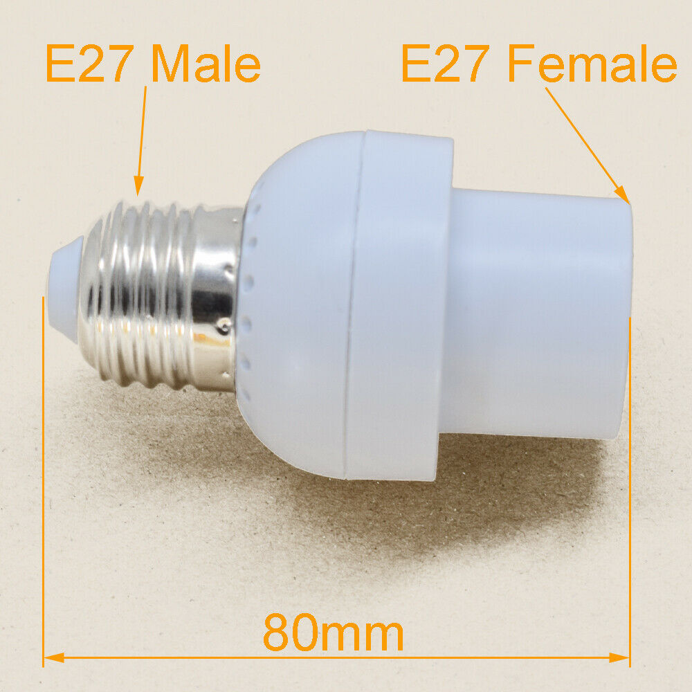 1pc E27 Sound Control Induction LED Halogen CFL Light Bulb Holder Socket Adapter