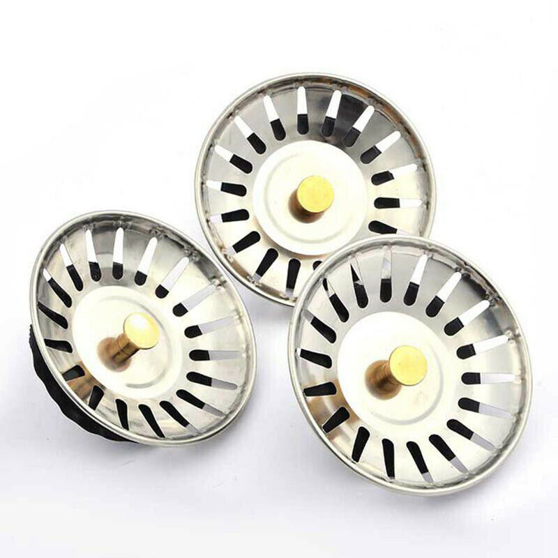 1x Floor Drain Sink Filters Stainless Steel Drain Plug Home Practical Durable