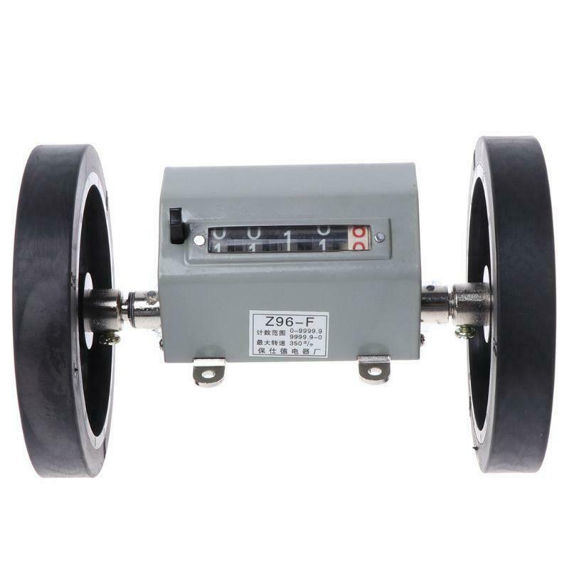 Z96-F Mechanical Length Distance Meter Counter Double Rolling Wheel 0-9999.9m