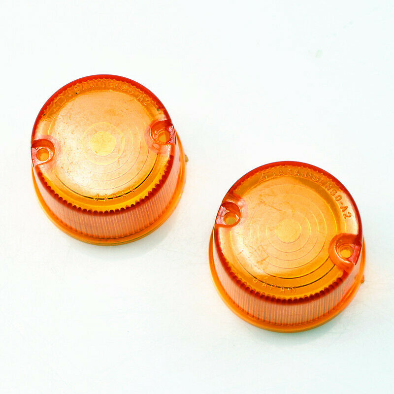 Amber Turn Signals Light Lens Cover Lampshade For Kawasaki KDX250 KDX200 KLX250