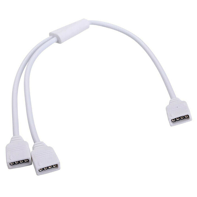 4 Pin Splitter Female Connector Cable for RGB 3528 5050 LED Strip Ribbon StripL7