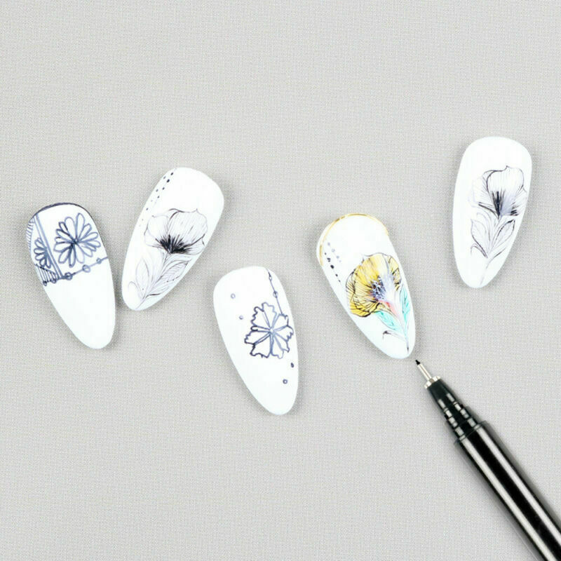 1pc Nail Art Pen Polish Painting Drawing Pencil UV Gel DIY Design Manicure Tools