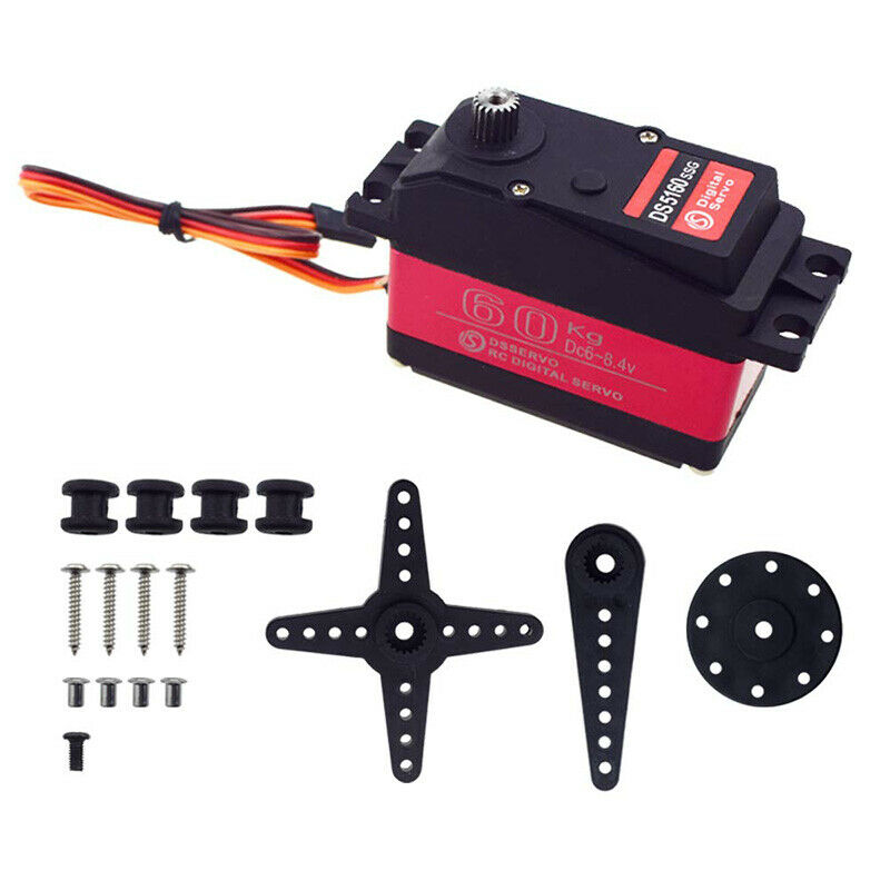 1Piece DS5160 SSG 60Kg 8.4V High Voltage Waterproof Digital Servo for 1:5 RC CF9
