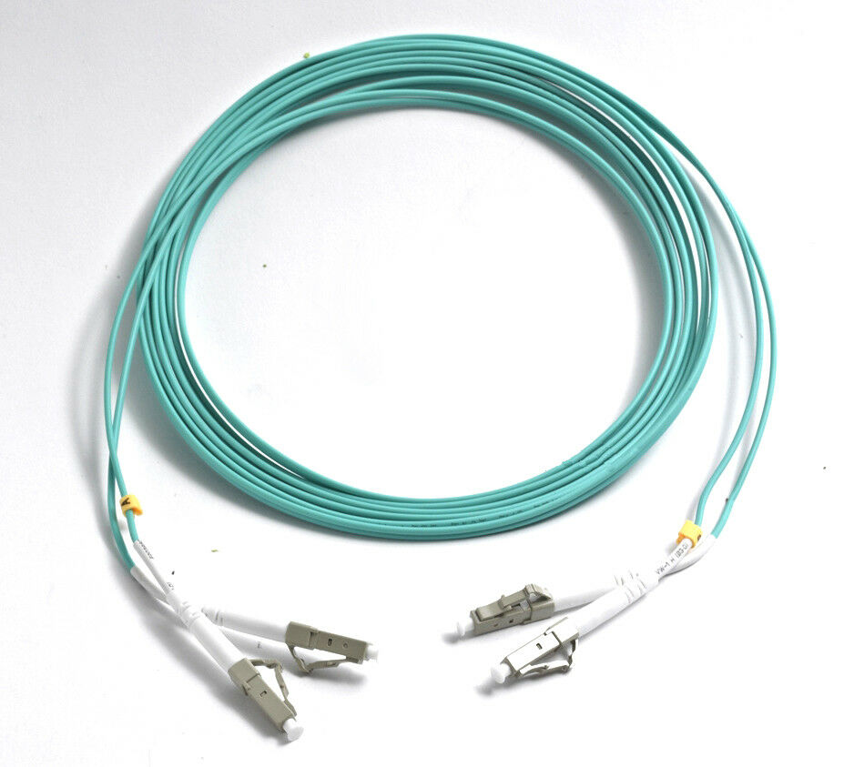 20M LC-LC DUPLEX 10 GIGABIT 50/125 MULTIMODE FIBER OPTIC CABLE OM3 [M_M_S]
