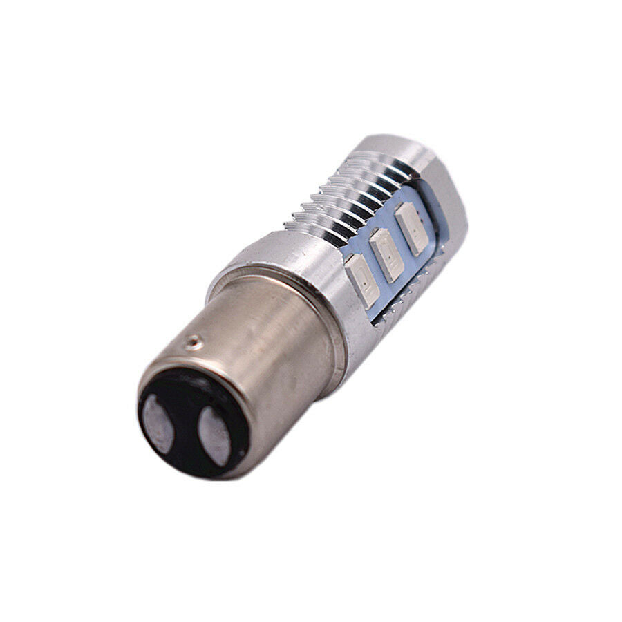2x 1157 Red LED Flashing Strobe Blinking Brake Tail Light 17*40mm Long-lasting