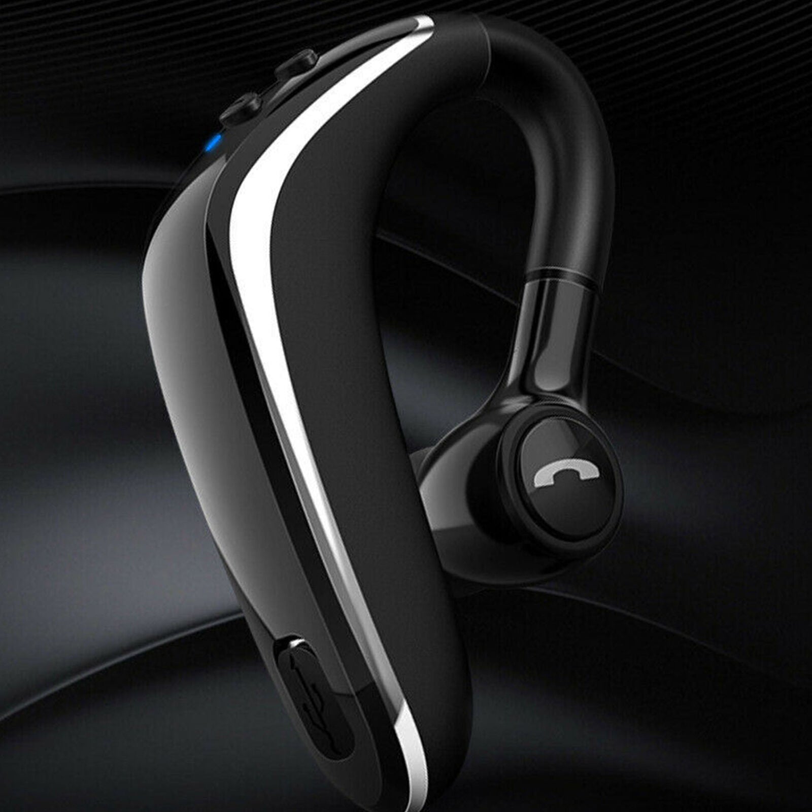 Hands Free Ear-Hook Wireless bluetooth Earphone Bone Conduction Headset with Mic