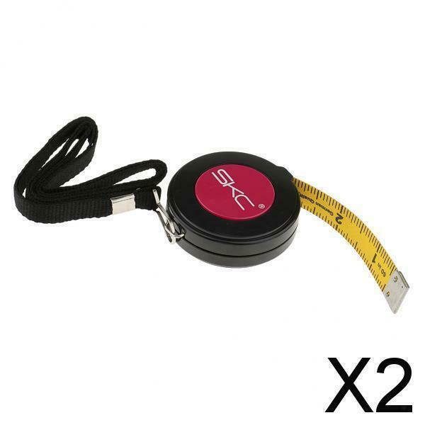 2X 150cm 60" Retractable Tape Measuure Flexible Sewing Tailor Cloth Measuring
