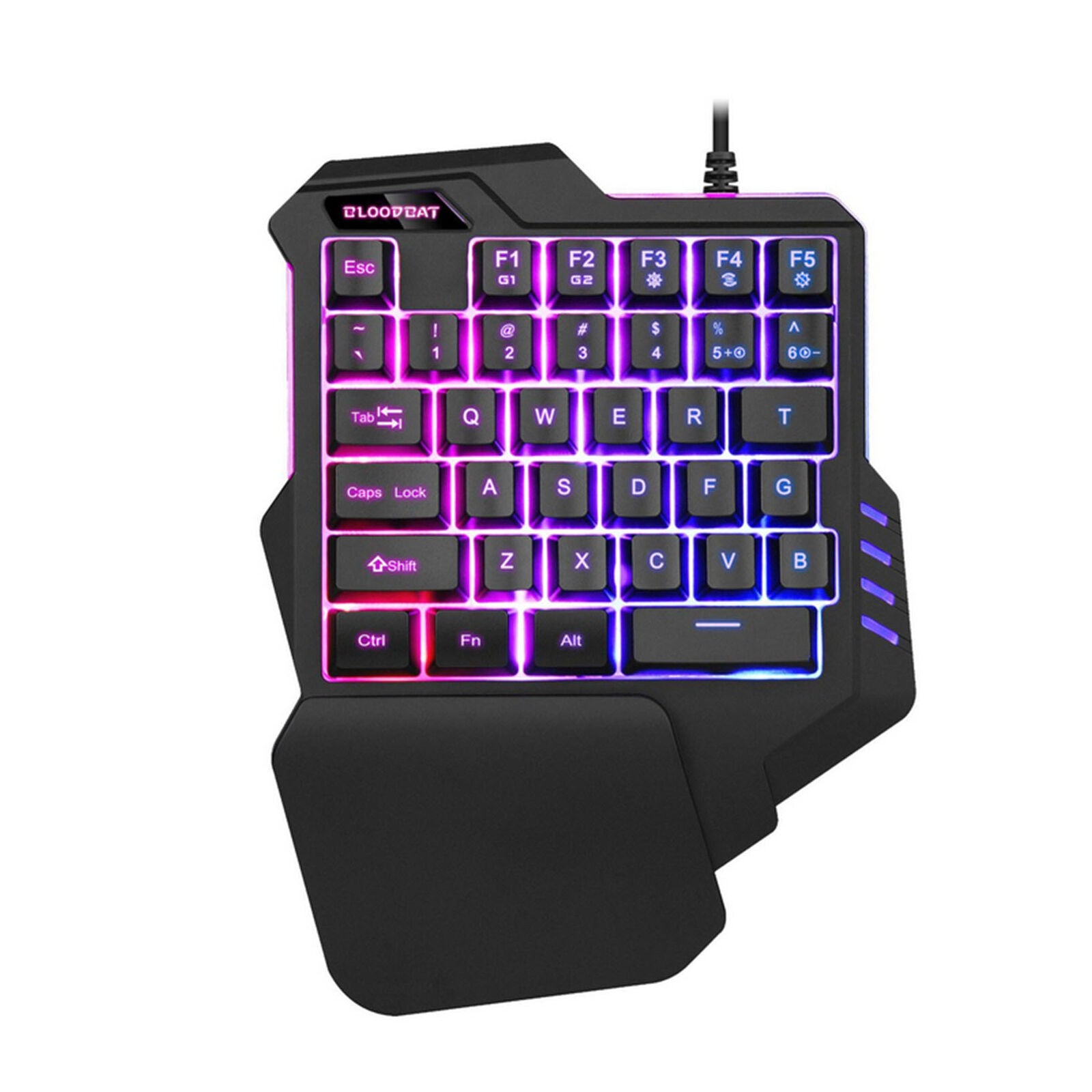 Mechanical one-handed Keyboard Game Left Hand Game Keypad For LOL Dota OW PUBG