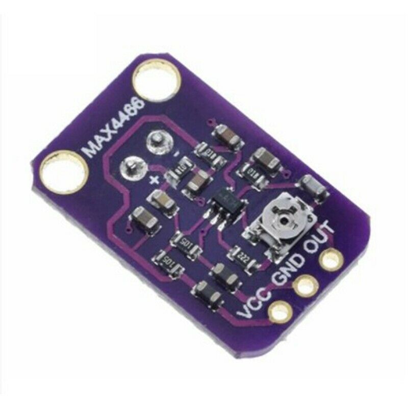 5 Pcs GY-MAX4466 Microphone AGC Amplifier Board Module Auto Gain Control AttacI9