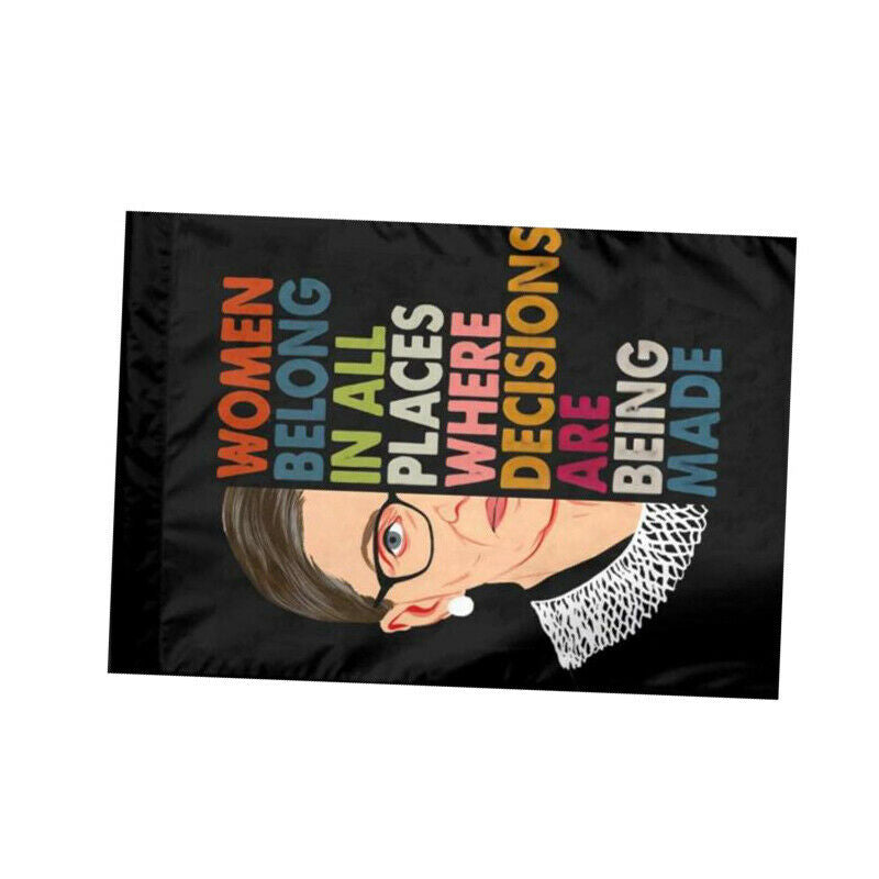 Ruth Bader Ginsburg Decorative Welcome Garden Flag Yard Decor Holiday Fl.l8