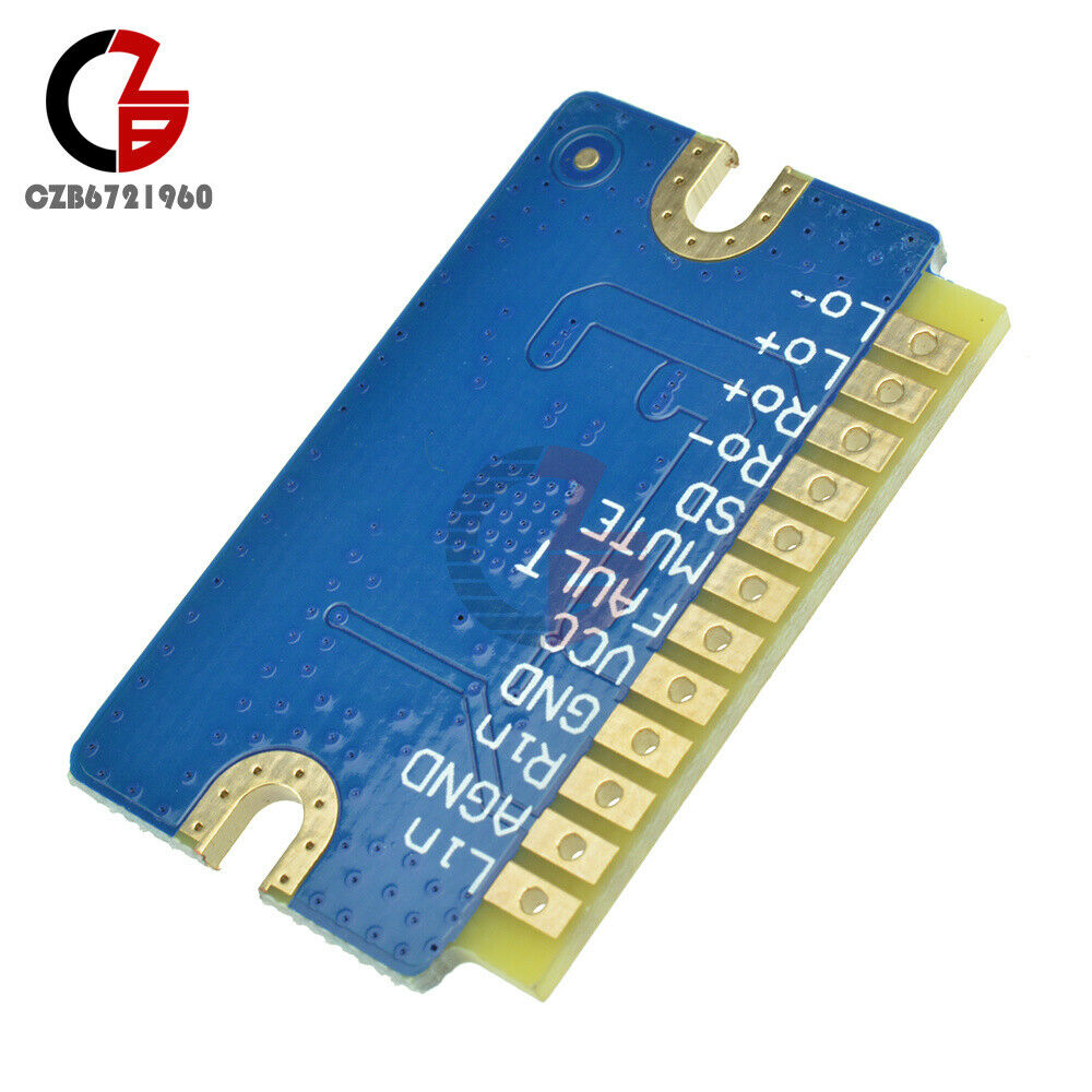 Mini 12V 24V 4A Stereo Audio Amplifier Board Dual Channel 20W+20W Class D Module