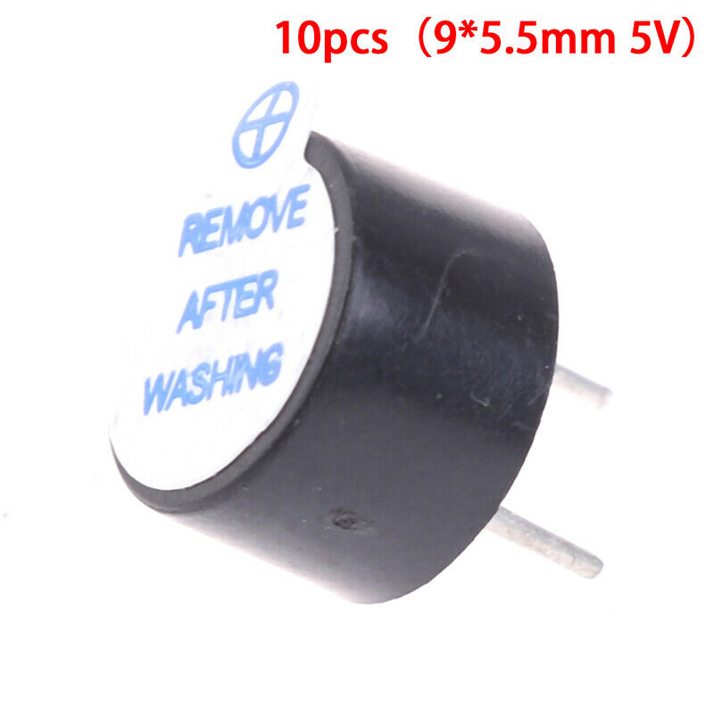 10pcs small integrated active buzzer TMB09A blue label 5V DC long sound 9*5.5 SJ