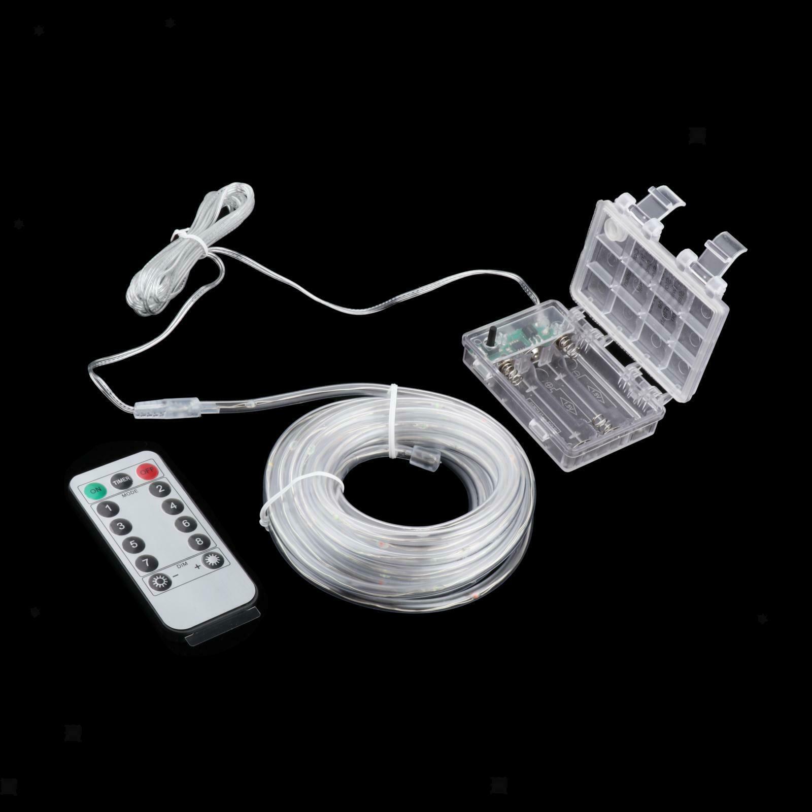 LED Trampoline Lights Remote Control Rope Lights 8 Modes Outdoor LED Light