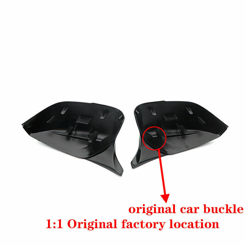 Mirror Covers Trim Carbon Fiber Style For Infiniti Q50 Q50S Q70 Q60 QX30 2014-21