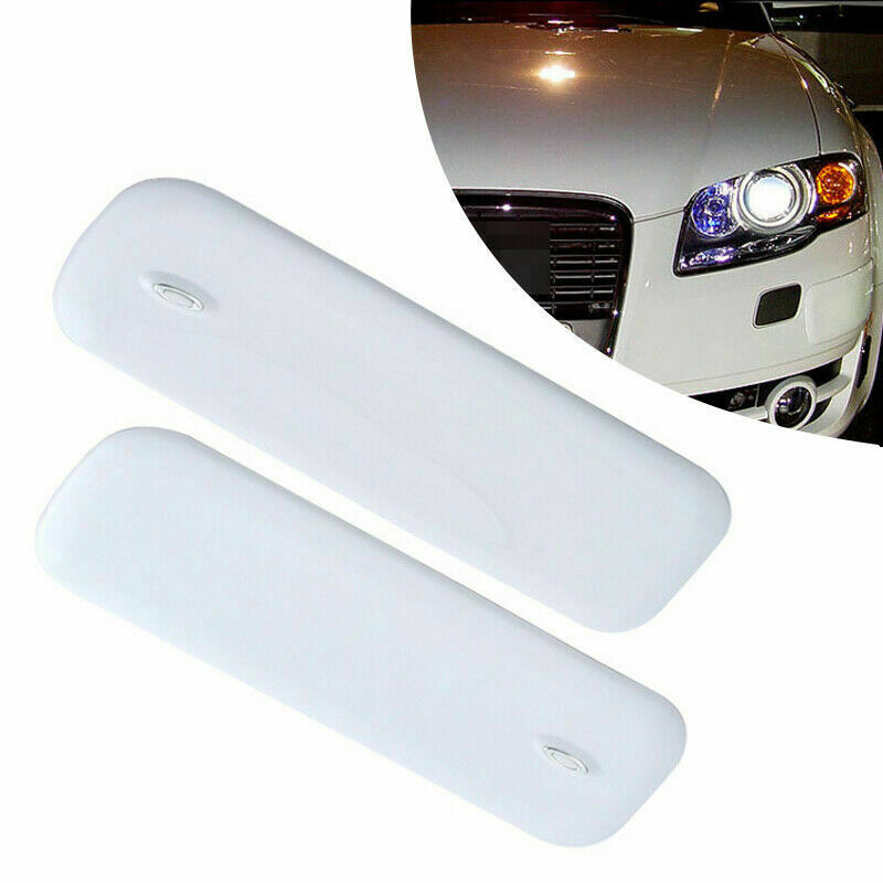 2PCS Car Trucks Widening White Anti-scratch Strip Bumper Body Corner Protector
