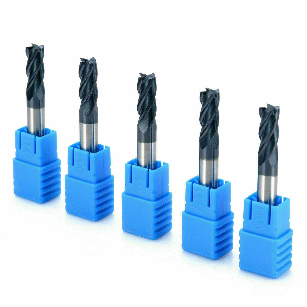 5P 8mm Shank 4 Flute Tungsten Carbide End Mill CNC Drill Bit Milling Cutter Tool