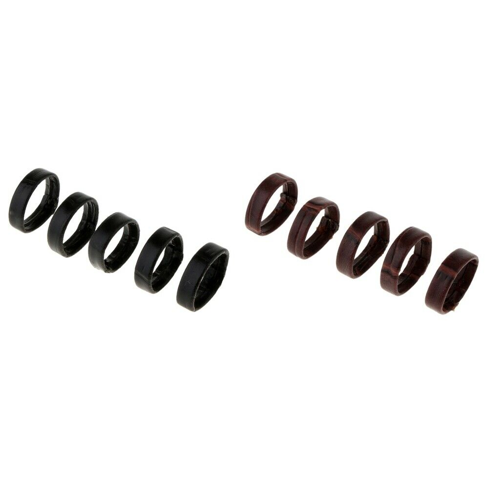 10Pcs 24mm PU Watch Band Watchband Replace Clasp Ring Strap Loop Fastener